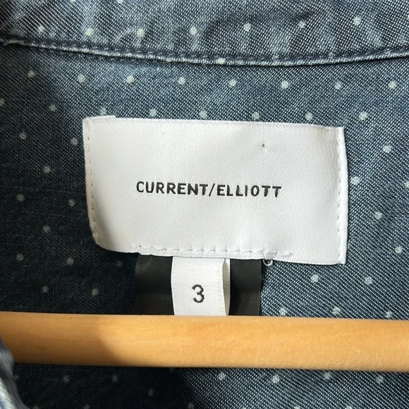 Current/Elliott The Ambrel chambray button down size L - Picture 3 of 6